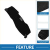 Black polyester dashboard cover mat for toyota avalon 2005-2010 with anti-slip silicone dots for grip and durability