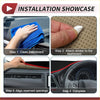Blue microfiber cleaning cloth for dashboard cover mat protector fits toyota crown 18 series 2004-2008