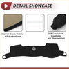Black suede dashboard cover mat for toyota crown 18 series 2004-2008 with anti-slip silicone backing and circular vents