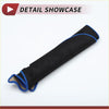Black microfiber car detailing cloth with blue stitched edges for toyota estima dashboard cover mat 2006-2019