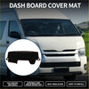 Black polyester dashboard cover mat for toyota hiace h300 with heat insulation and durable wear-resistant design
