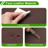 Brown faux leather dashboard cover mat for toyota prius c 2012-2019 waterproof and easy to clean
