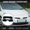 Black polyester dashboard cover mat for toyota prius zwv55 2016-2023 with durable heat-insulating design