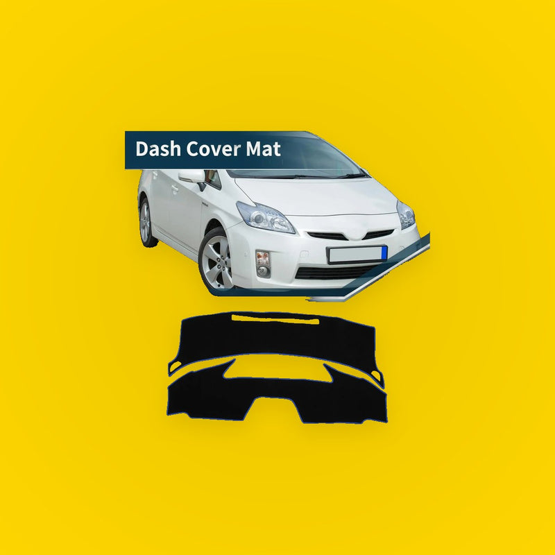 Dashboard Cover Mat for Toyota Prius ZVW55 (2016-2023) Sun Protector Black Blue