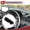 Black dashboard cover mat for Toyota Raize 2013-2020 designed to fit snugly with sun protector pad in black and blue