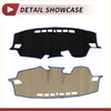 Black and beige dashboard cover mat with blue trim for Toyota Raize 2013-2020 sun protector pad