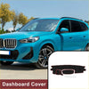 Black dashboard cover with red trim for bmw x1 designed as protector pad for toyota roomy tank 2016-2020 models