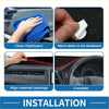 Red dashboard trim strip for toyota sienna 2021-2024 sun protector pad with black and red colors