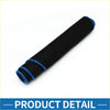 Black cylindrical air filter with blue reinforced edges compatible with dashboard cover mat for toyota tundra 2014-2021