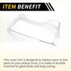 Clear plastic dashboard meter panel frame cover trim for 2022-2024 toyota tundra to replace worn parts