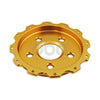 DBA T3 5000 Aluminium Hat Gold Brake Rotor Front