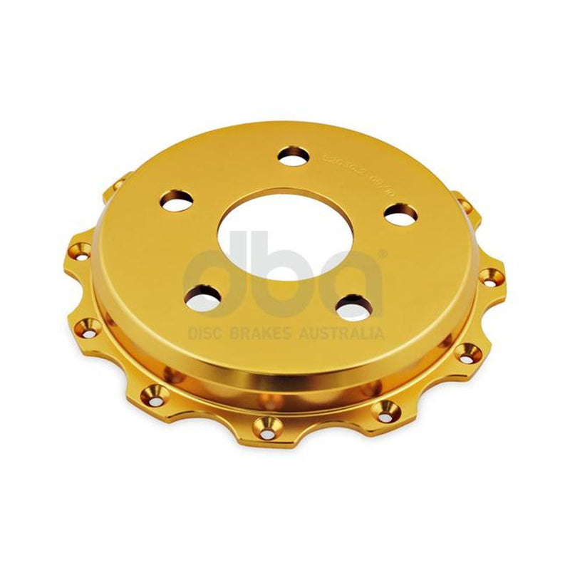 DBA T3 5000 Aluminium Hat Gold Brake Rotor Front