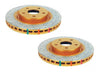 DBA HD 4000 Drilled Slotted Brake Rotor Pair 280mm Rear