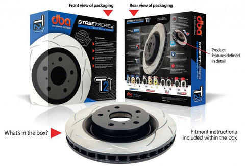 DBA T2 Slotted Brake Rotor Single 300mm Front DBA2060S