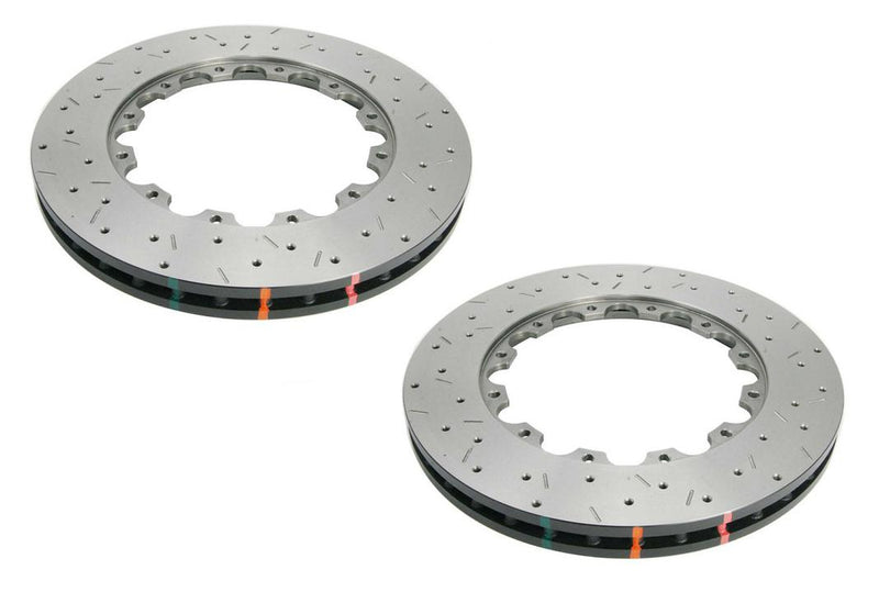 DBA T3 5000 Drilled Dimpled Replacement Wave Brake Rotor