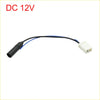 Black and white dc 12v car radio antenna adapter cable for toyota with male and female connectors perfect for 4wd ute offroad