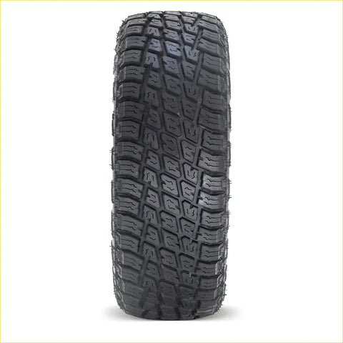 Black rubber DELIUM TERRA FRONTIER AT 285/50 R20 tire with deep aggressive tread for off-road use