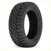 Black rubber DELIUM terra raider ATX off-road tire with aggressive deep tread and visible brand markings