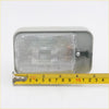 Gray plastic dome light for Toyota Hilux SR5 Mighty X 1988-2005 with textured clear lens and on/off switch
