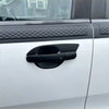 Black plastic door handle with sleek modern design and textured grip for ford ranger px1 px2 px3 2012-2021 everest
