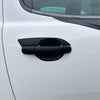 Black matte finish door bowl inserts for ford ranger px1 px2 px3 2012-2021 and everest car door handle cover
