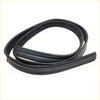 Black rubber weatherstrip with ribbed texture and smooth edges for door glass run channel rubber lh isuzu elf npr nkr gmc w series