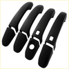 Set of four matte black ergonomic plastic door handle covers for Mazda BT-50 2012-2020 smart key model