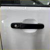 Black plastic door handle cover for mazda bt-50 2012-2020 with keyless entry button and circular lock matte black