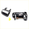 Black plastic door handle with silver metallic strip for toyota hilux surf 1997-2005 car replacement part