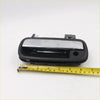Black plastic door handle with chrome pull tab for Toyota Hilux Surf 1997-2005 shown from the back side