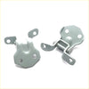Gray metal door hinge with matte finish and three mounting holes for mazda b series bravo b2500 b2800 un