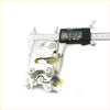 Silver metal door lock actuator latch for mazda bravo b-series measured 53.22 mm with digital caliper