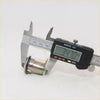 A metallic cylindrical motor part with brass and silver finish measured at 34.7 mm for nissan datsun door lock set