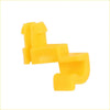 Bright yellow plastic lego connector piece used as door lock rod clip retainer for toyota 10 pcs pack