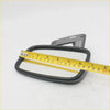 Black rubber-framed door mirror with silver metal bracket for dodge chrysler plymouth colt valiant galant vehicles