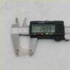 A translucent plastic door panel clip from toyota hilux rn10-rn40 measured as 14.09 mm with digital caliper