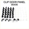 Black plastic door panel clips 30x30 made for mazda 808 r100 rx2 rx3 rx4 1000 1200 1968-1985 cars