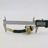 Gold metal door stopper l r for toyota hilux tiger stout 1997 2005 with black grip measured 135.80 mm