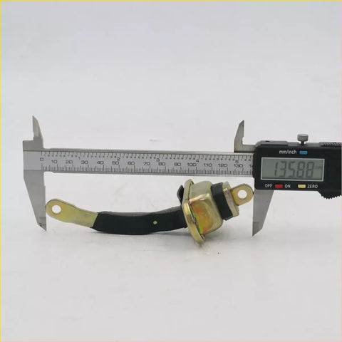 Gold metal door stopper l r for toyota hilux tiger stout 1997 2005 with black grip measured 135.80 mm
