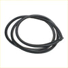 Black rubber door weatherstrip seal for mazda b series b1600 b1800 1972-1977 front side close up