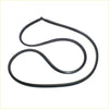 Black rubber door weatherstrip seal for Mazda b series B1600 B1800 1972-1977 to keep out drafts and moisture