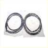 Two black rubber door weatherstrip gaskets individually wrapped for mazda b series b1600 b1800 1972-1977