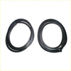 Black rubber weather stripping seals coiled ready for installation door weatherstrip set for mazda b1600 fd courier