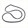 Black rubber door weatherstrip seal set for mazda b1600 b1800 repu fd courier 1965-1977 visible from back side