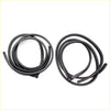 Black rubber door weatherstrip seals coiled for nissan fairlady z datsun 260z 280z 2 plus 2 window frames