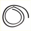 Black rubber door weatherstrip seal x2 for Nissan Fairlady Z Datsun 260Z 280Z 2+2 shown from the back side