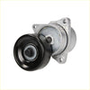 Black rubber-coated drive belt tensioner with metallic housing and bracket for nissan x-trail t30 2.5l petrol