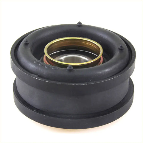 Black rubber drive shaft center bearing with brass inner ring and metal bearing for nissan d22 navara np300 2wd back side