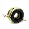 Black rubber drive shaft center support bearing with gold metal clamp and side tabs for toyota hilux ln86 rn85 rn90
