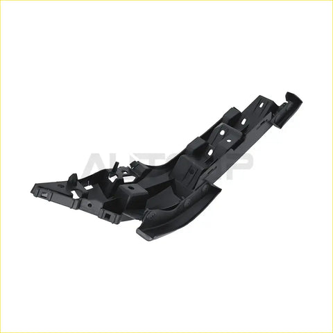 Black plastic driver side front headlight bracket for ford f-150 2015–2017 with molded contours and mounting holes
